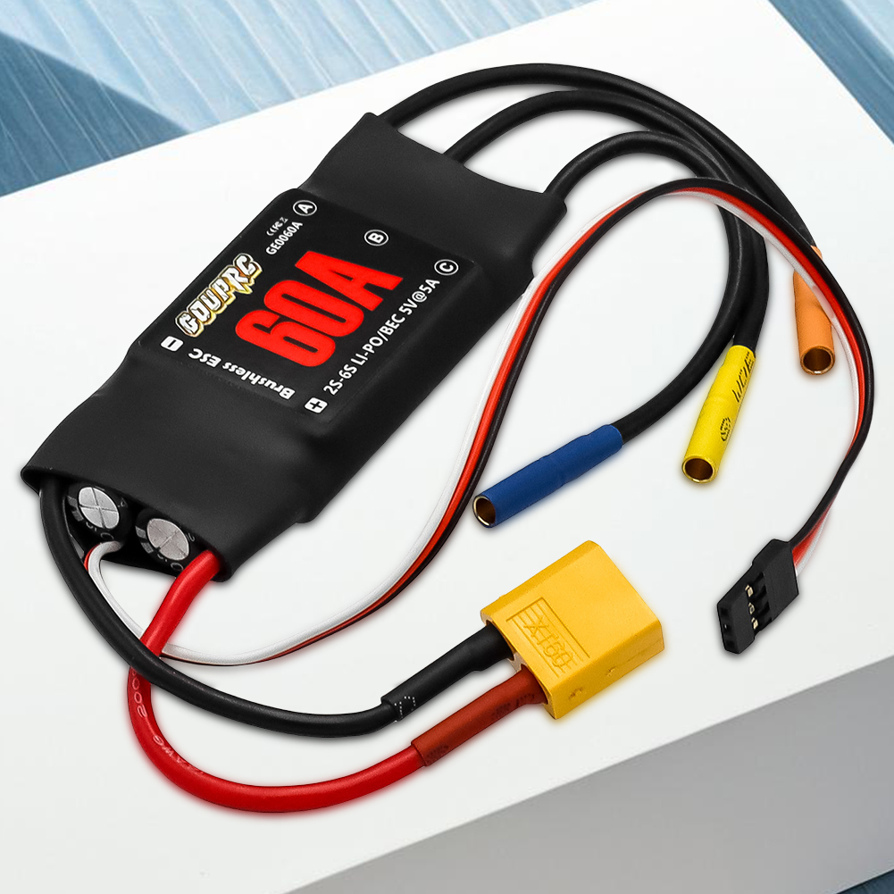 Rc Helicopter Electric - Controlador Eletrônico de Velocidade 60A com