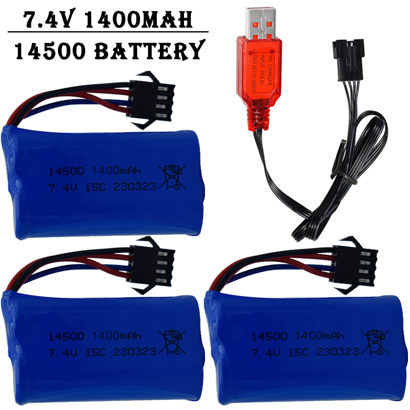 Rc Helicopter Charger - Bateria de Íon de Lítio 7.4V
