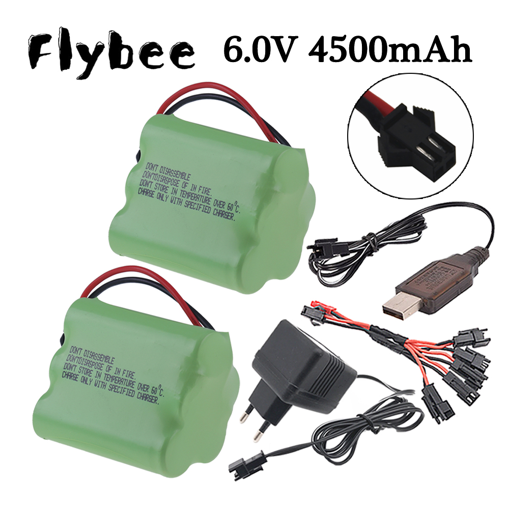 Rc Helicopter Charger - Bateria ni-mh 6v 4500mah, plugue sm