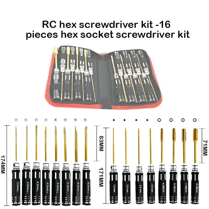Rc Helicopter Tool Kit - Conjunto de Chaves Hexagonais RC -