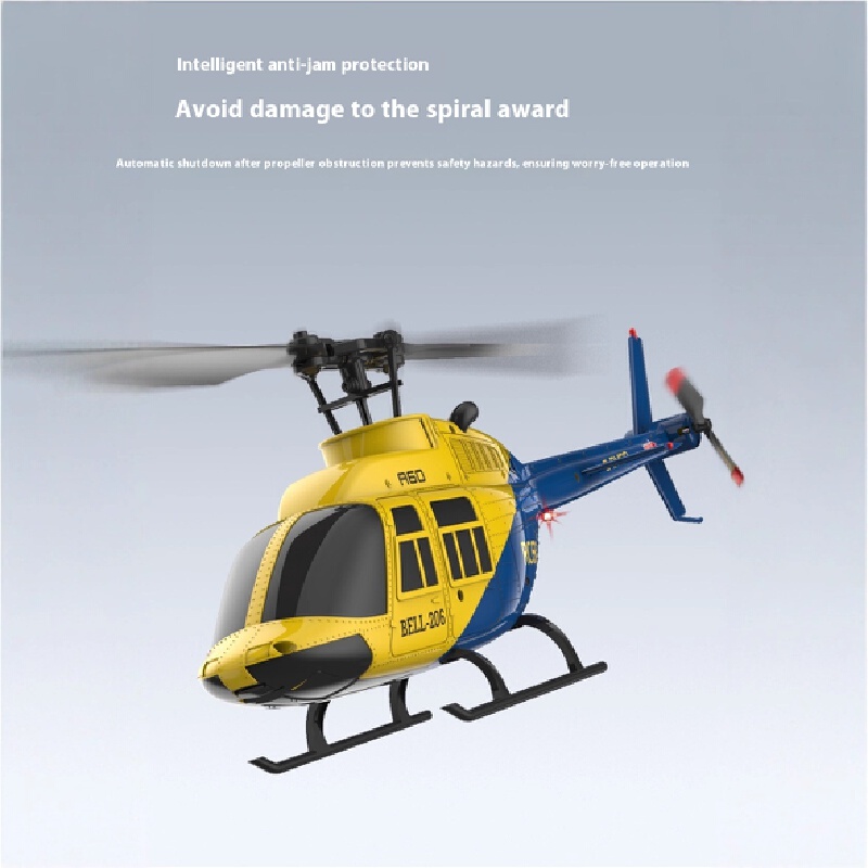Rc Helicopter Single Rotor - A60 1/42 escala quatro canais único-rotor