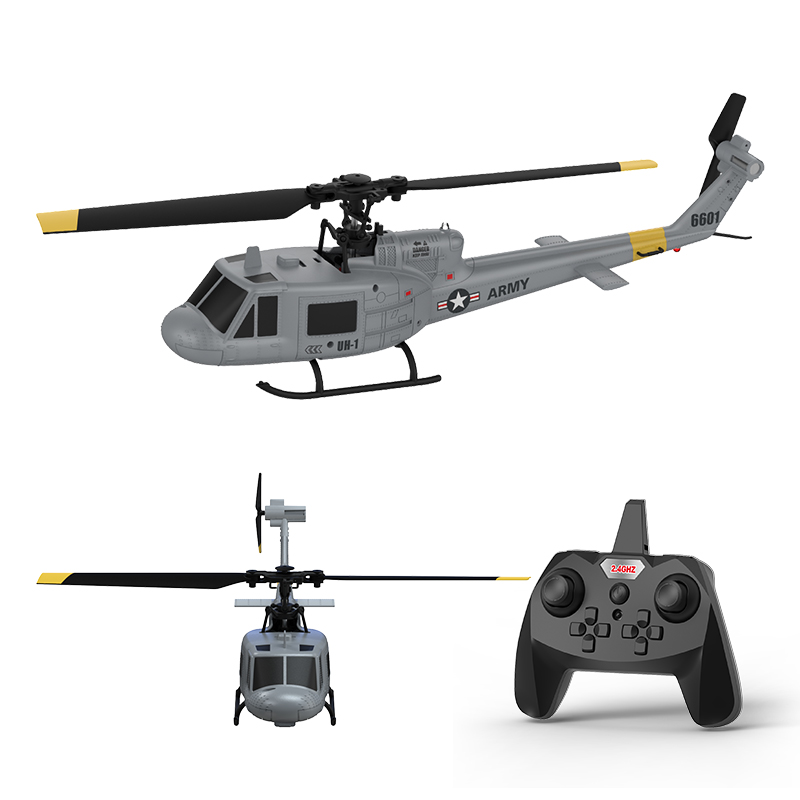Rc Helicopter Large - Helicóptero de Simulação Huey com Controle