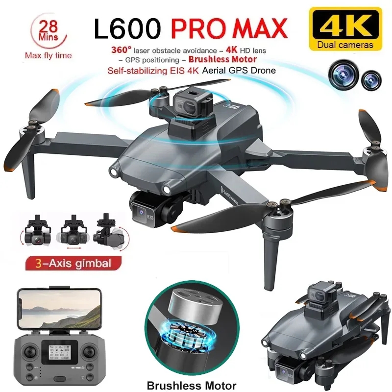 Rc Helicopter Case - L600 pro max gps drone profissional