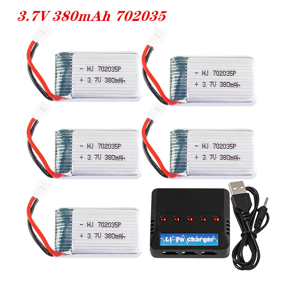 Rc Helicopter Charger - 3.7v 380mah 702035 lipo bateria recarregável