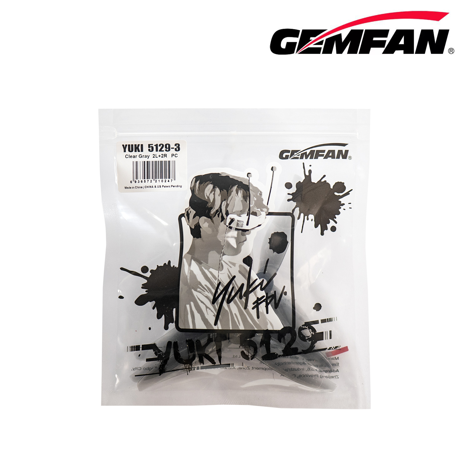 Rc Helicopter Motor - Gemfan 5129 5 polegadas 3 lâminas/tri-lâmina