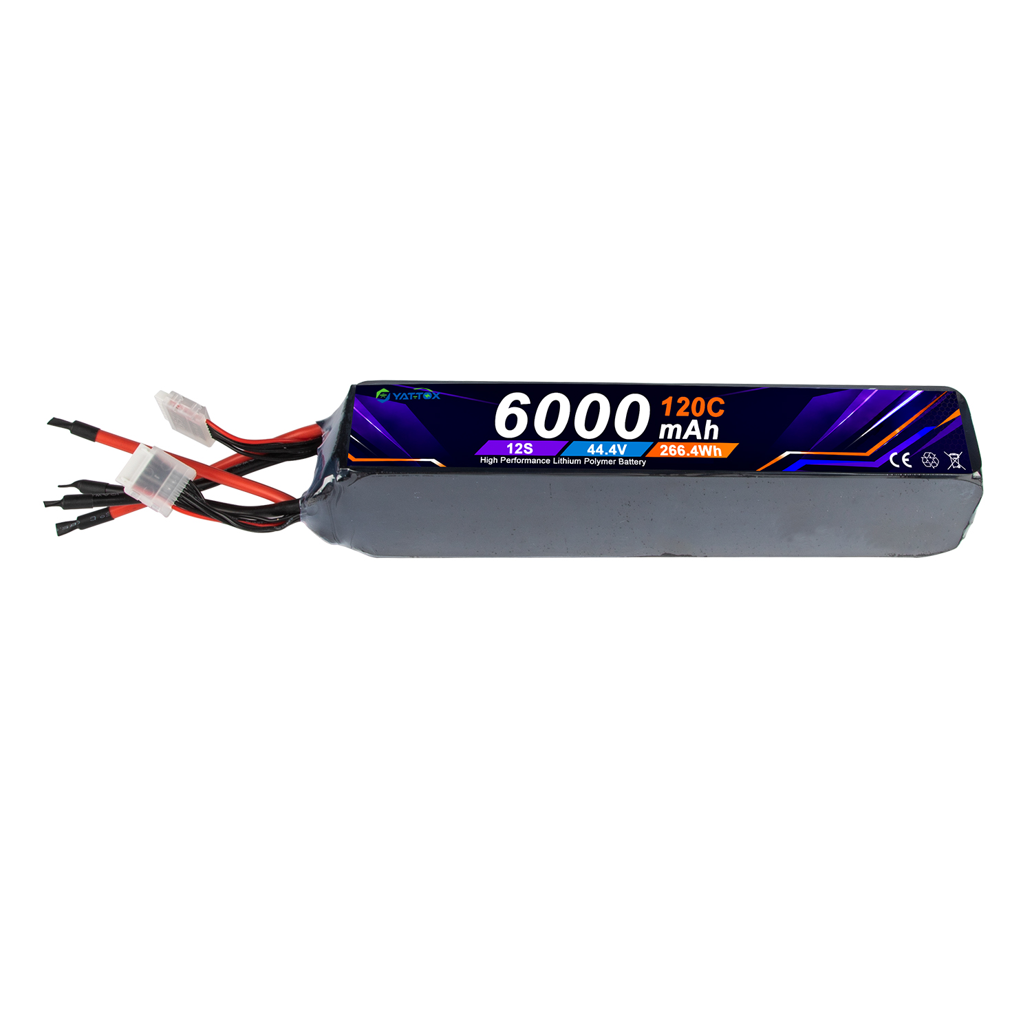 Bateria LiPo Yattox 12S 6000mA - Rc Helicopter Large avaliação e preço