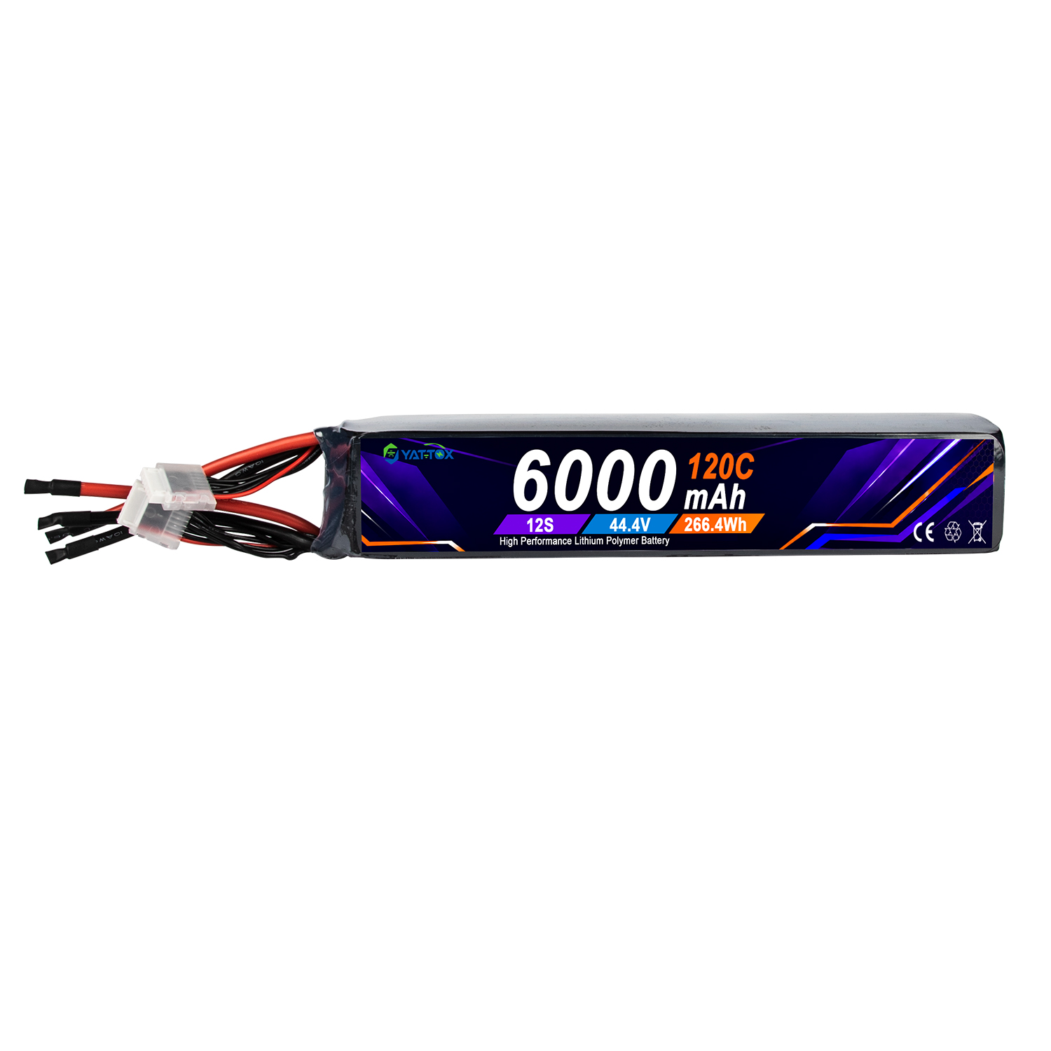 Bateria LiPo Yattox 12S 6000mA - Rc Helicopter Large avaliação e preço