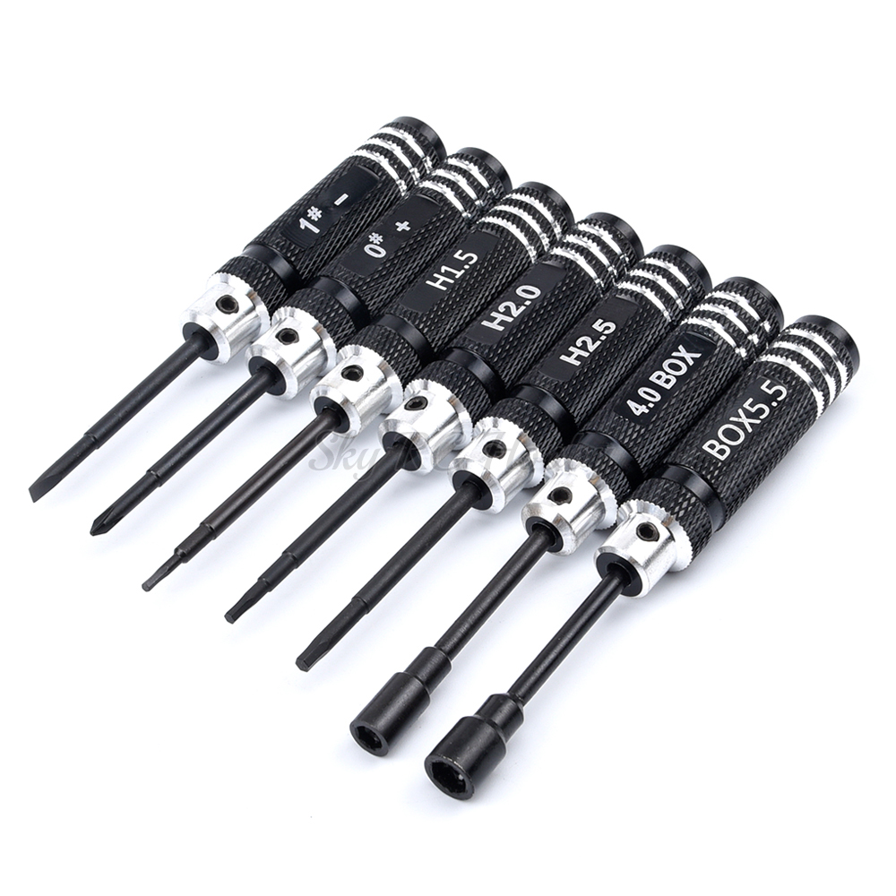 7 Pçs/set 0/1/1.5/2/2.5/4/5.5  - Rc Helicopter Tool Kit avaliação e preço