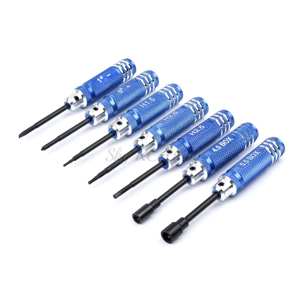 7 Pçs/set 0/1/1.5/2/2.5/4/5.5  - Rc Helicopter Tool Kit avaliação e preço