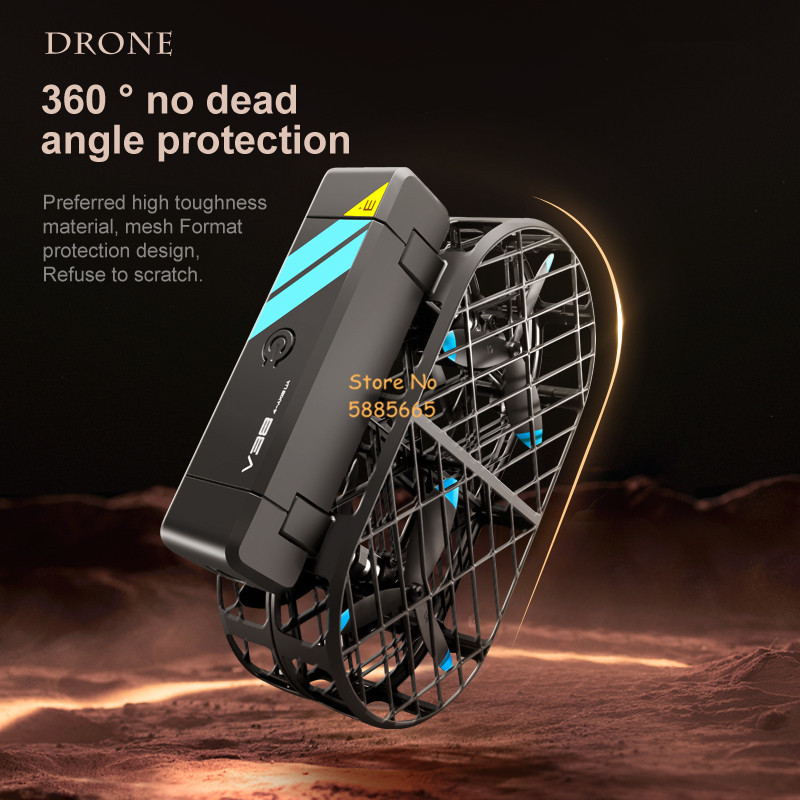 Câmera HD 8K 360 °   Proteção  - Rc Helicopter Electric avaliação e preço