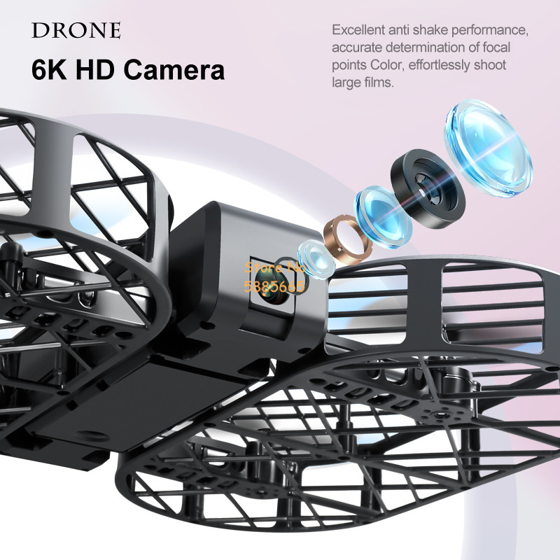 Câmera HD 8K 360 °   Proteção  - Rc Helicopter Electric avaliação e preço