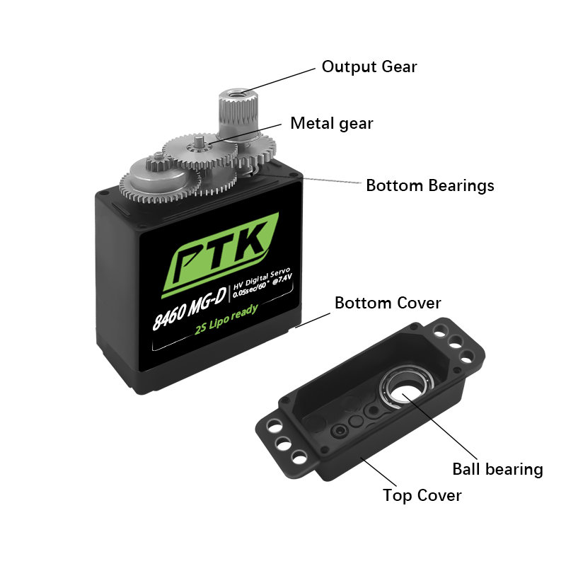 PTK 8460 MG-D9g Servo Digital  - Rc Helicopter Motor avaliação e preço