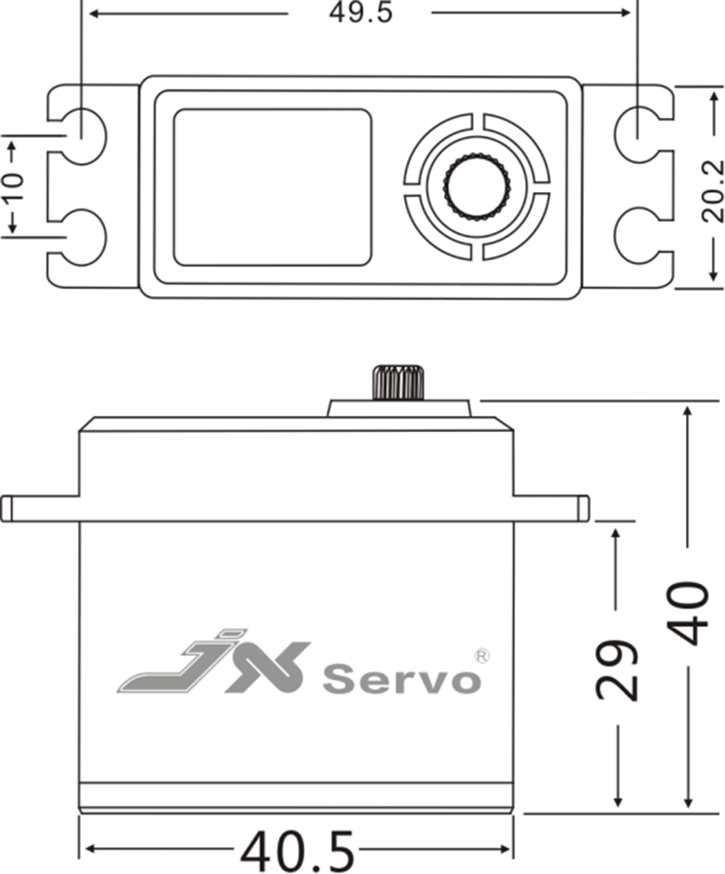 Jx servo CLS-6322HV 22kg alto  - Rc Helicopter Motor avaliação e preço