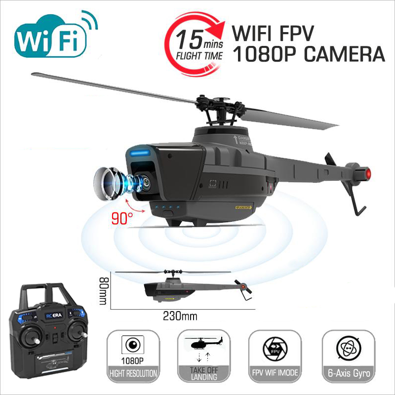 C128 2.4G RC Helicóptero 4 Hél - Rc Helicopter Gyro avaliação e preço