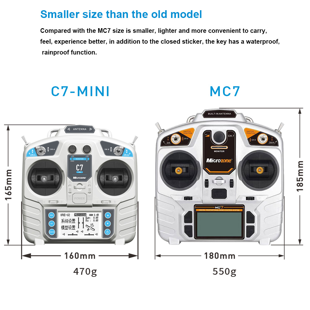 MicroZone MC7 Controlador C7 M - Rc Helicopter Mini avaliação e preço