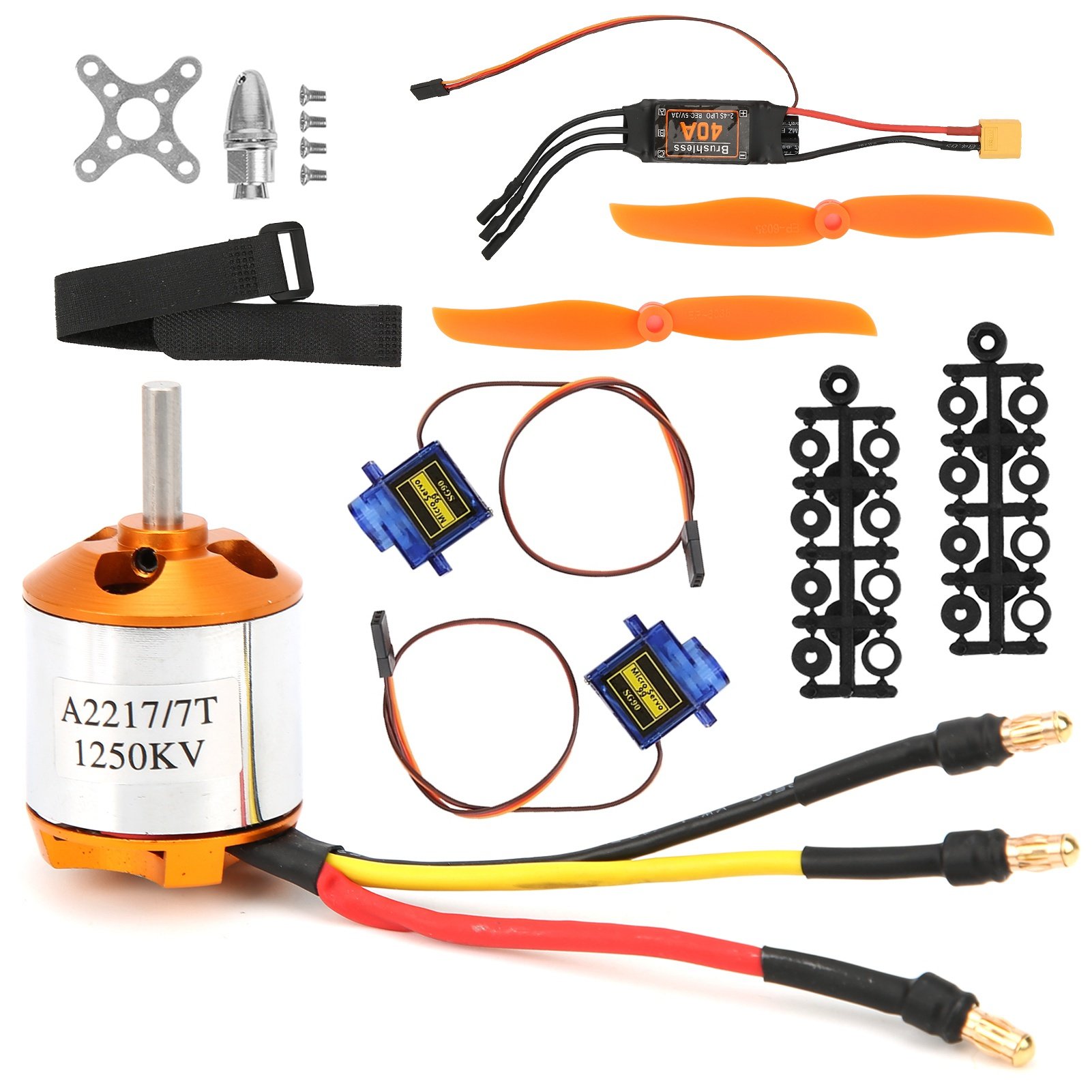 Motor 2217 KV1250 com Hélice 8 - Rc Helicopter Motor avaliação e preço
