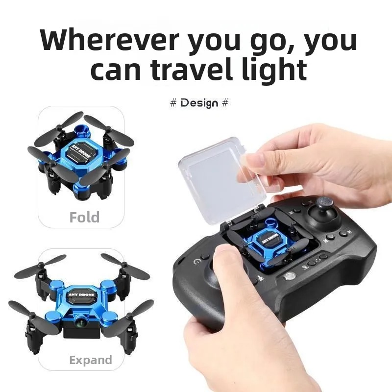 Mini Drone Dobrável com Câmera - Rc Helicopter Case avaliação e preço