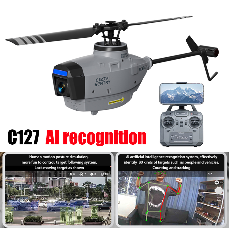 RC ERA C127 AI Sentry Mini Bru - Rc Helicopter Single Rotor avaliação e preço