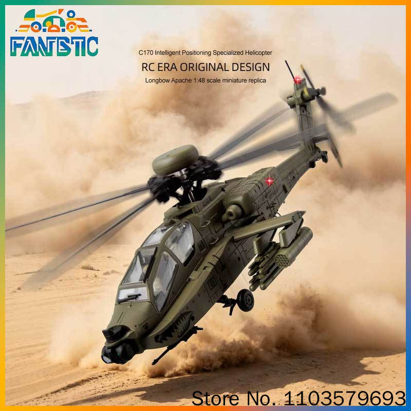 Helicóptero RC Era RC Ah 64d A - Rc Helicopter Single Rotor avaliação e preço