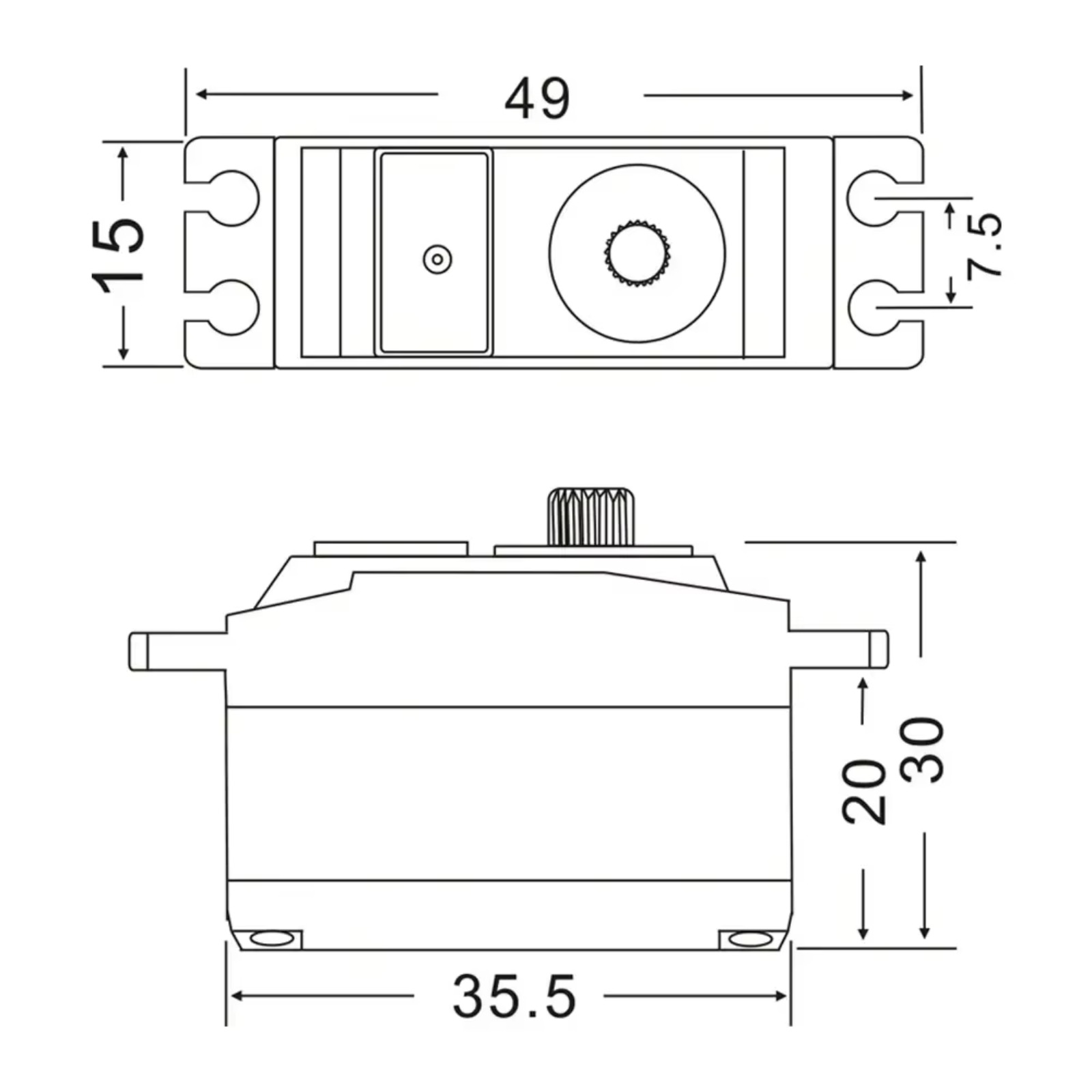 Servo Digital RC JX PDI-HV2545 - Rc Helicopter Motor avaliação e preço