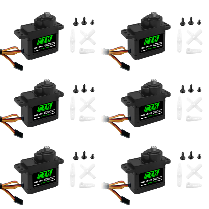 Servo Digital PTK 7452 MG-D 9g - Rc Helicopter Servo avaliação e preço